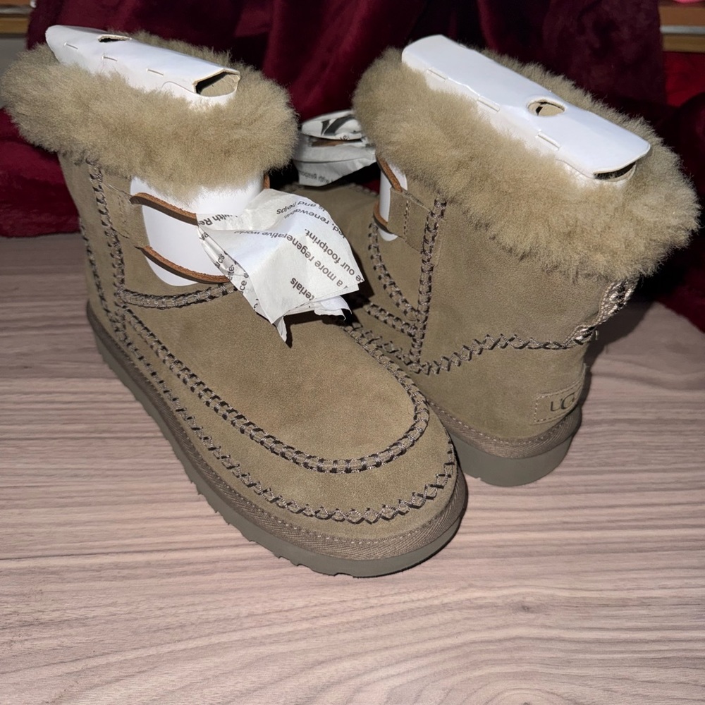 UGG Tan Winter Boots with Plush Lining